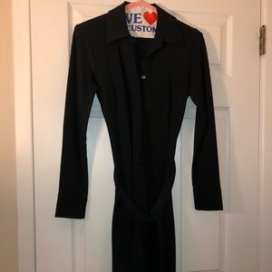 BLACK ANN TAYLOR SHIRT DRESS